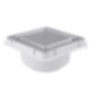 Coladera universal con rejilla cuadrada de acero inoxidable MOD. 192CTC