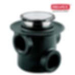 COLADERA DE TRES BOCAS DESAGUE DE CONTORNO REDONDA MOD. 1342-HL