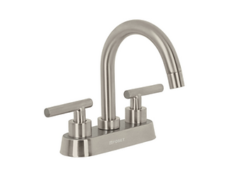 Mezcladora 4" para lavabo cuello curvo MOD 46751