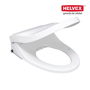 Asiento electrónico para inodoro elongado. Incluye control. MOD. ATE