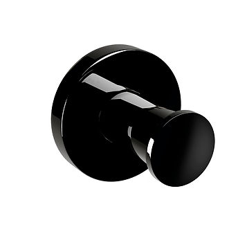 GANCHO SENCILLO TUBULAR OBSIDIANA TUB-06-OB