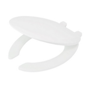 Asiento estándar redondo cerrado blanco MOD. AAA02