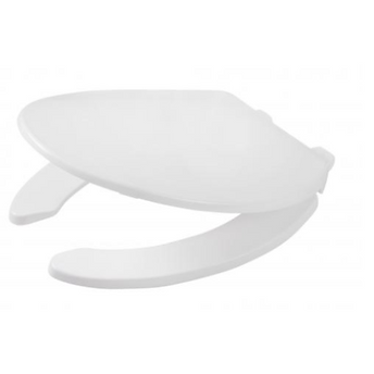 Asiento residencial plus alargado abierto blanco MOD. AAA202L.2