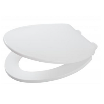 Asiento residencial plus alargado cerrado blanco MOD. AAC202L